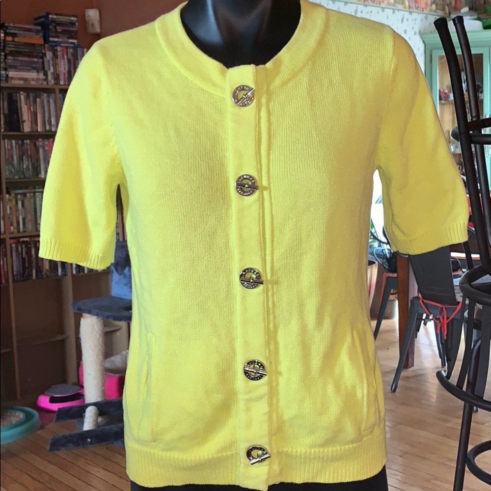 Lauren Ralph Lauren yellow sweater size medium